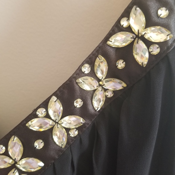 Ever Pretty One Shoulder Glitz Stone Dress - 14 - Picture 4 of 5